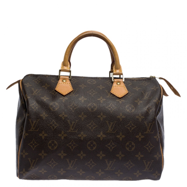 Pre Owned Louis Vuitton Monogram Canvas Speedy 30 Bag