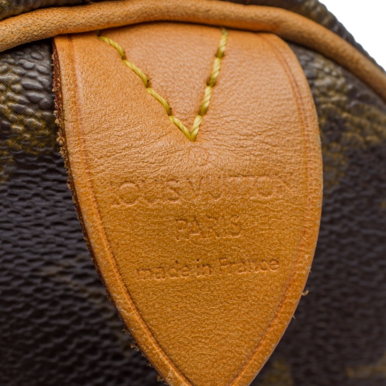 Pre Owned Louis Vuitton Monogram Canvas Speedy 30 Bag