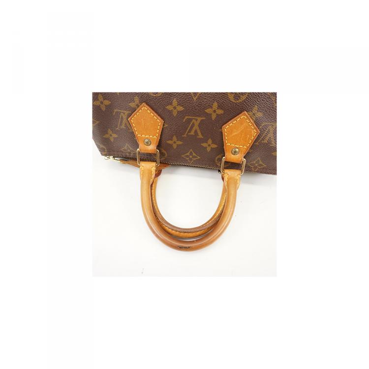 Pre Owned Louis Vuitton Monogram Canvas Speedy 25 Bag