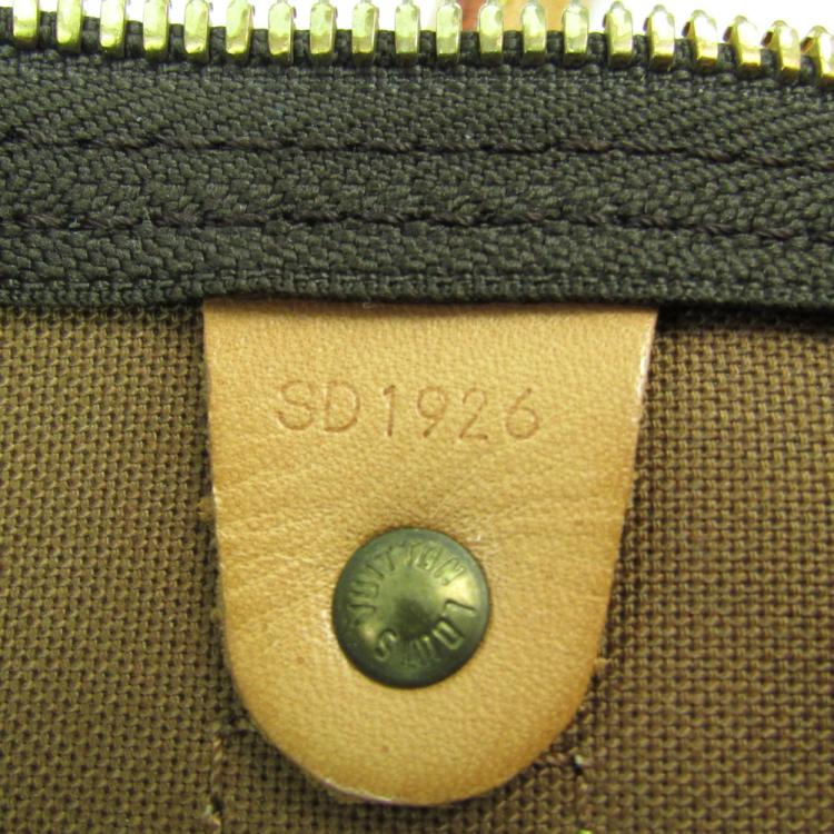Pre Owned Louis Vuitton Monogram Canvas Keepall Bandouliere 55 Bag 