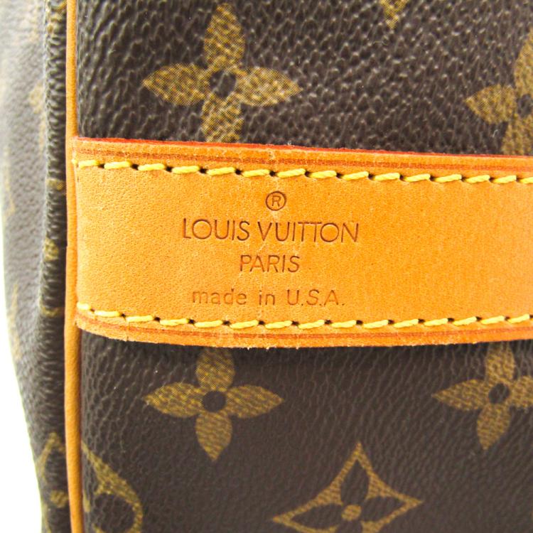 Pre Owned Louis Vuitton Monogram Canvas Keepall Bandouliere 55 Bag 