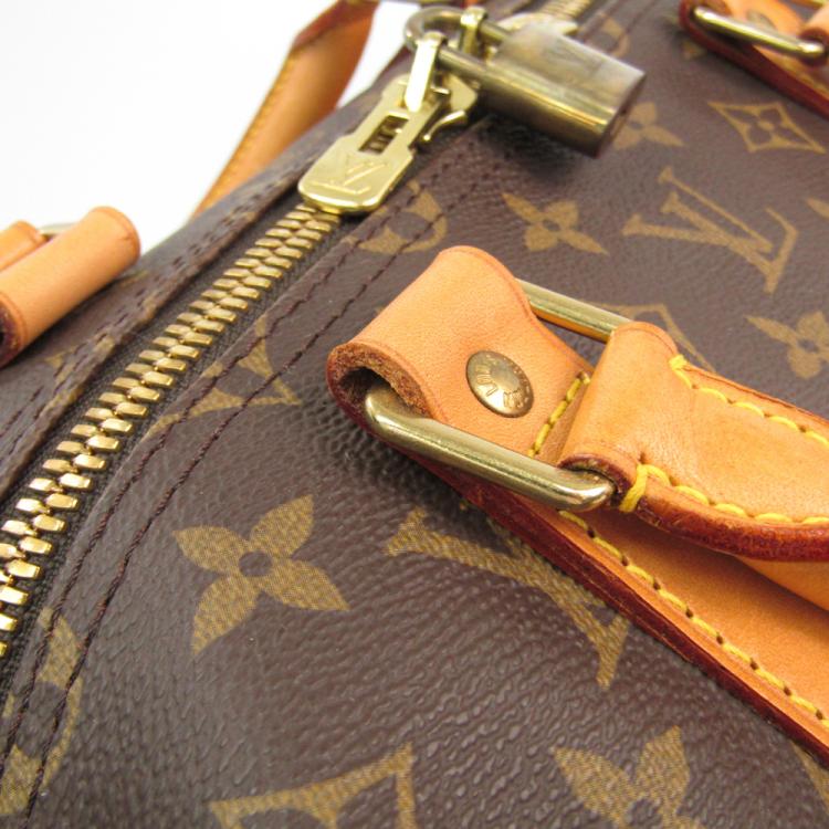 Pre Owned Louis Vuitton Monogram Canvas Keepall Bandouliere 55 Bag 