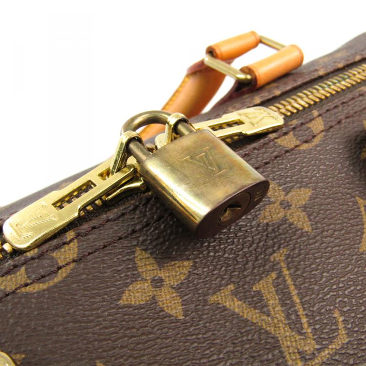 Pre Owned Louis Vuitton Monogram Canvas Keepall Bandouliere 55 Bag 