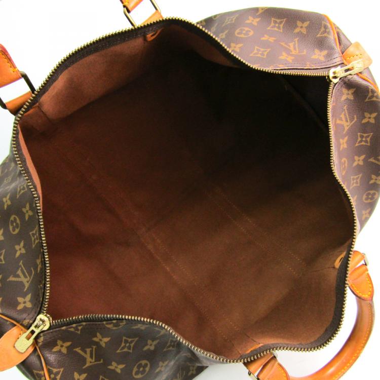 Pre Owned Louis Vuitton Monogram Canvas Keepall  55 Bag