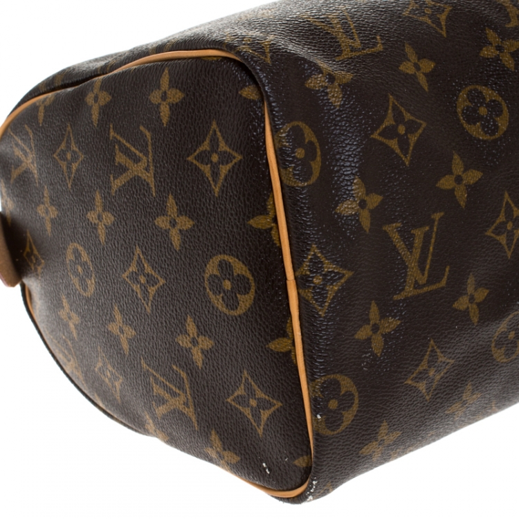 Pre Owned Louis Vuitton Monogram Canvas Speedy 25 Bag