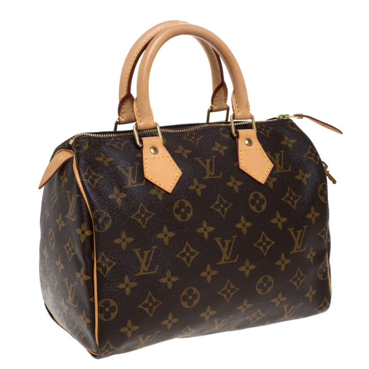 Pre Owned Louis Vuitton Monogram Canvas Speedy 25 Bag
