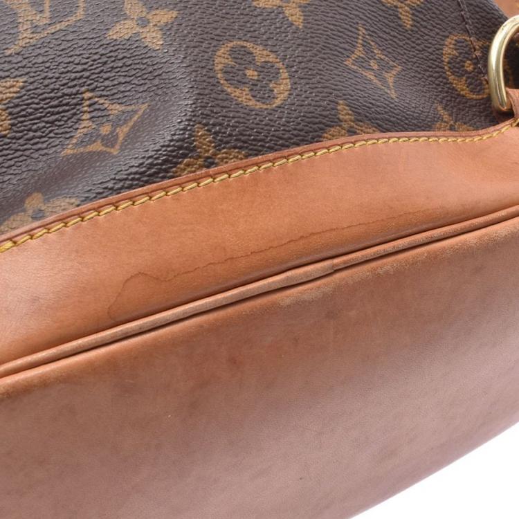 Pre Owned Louis Vuitton Monogram Canvas Leather Montsouris MM Backpack