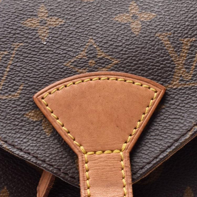 Pre Owned Louis Vuitton Monogram Canvas Leather Montsouris MM Backpack