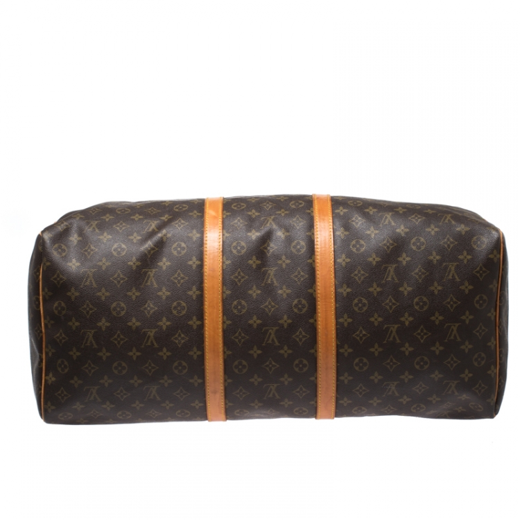 Pre Owned Louis Vuitton Monogram Canvas Keepall 60 Bag