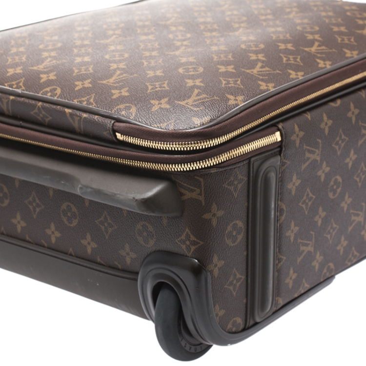 Pre Owned Louis Vuitton Monogram Canvas Business Pegase Legere 55 Luggage