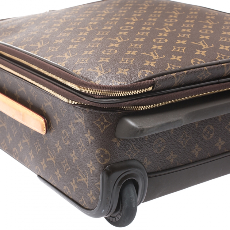 Pre Owned Louis Vuitton Monogram Canvas Business Pegase Legere 55 Luggage