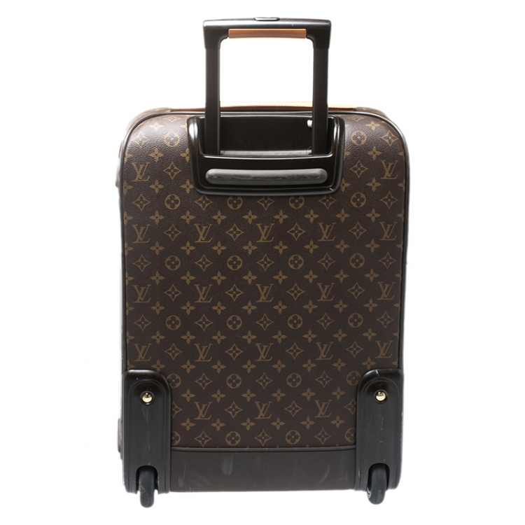 Pre Owned Louis Vuitton Monogram Canvas Business Pegase Legere 55 Luggage