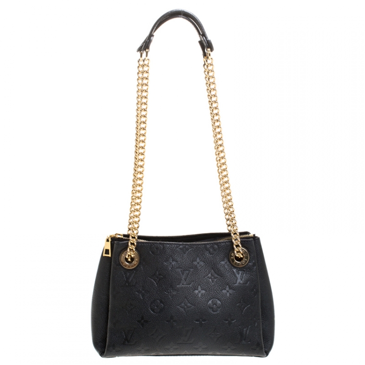Louis Vuitton Black Monogram Empreinte Leather Surene BB Bag Louis