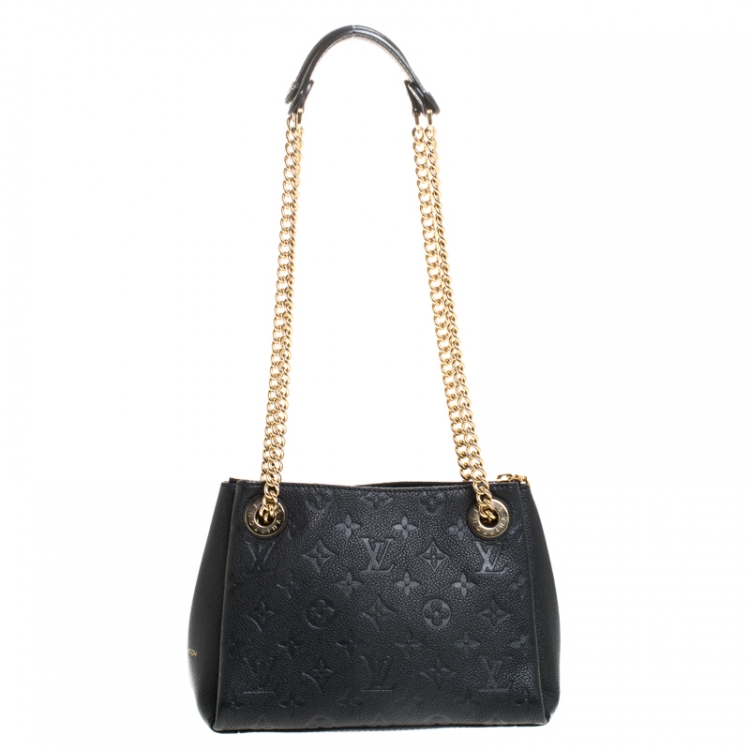 Louis Vuitton Black Monogram Empreinte Leather Surene BB Bag Louis ...