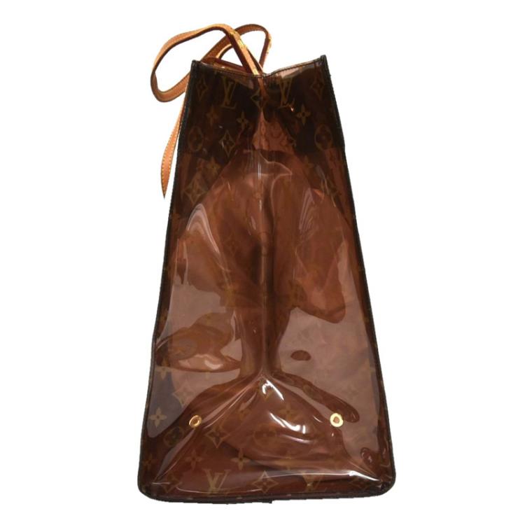 plastic louis vuitton beach bag