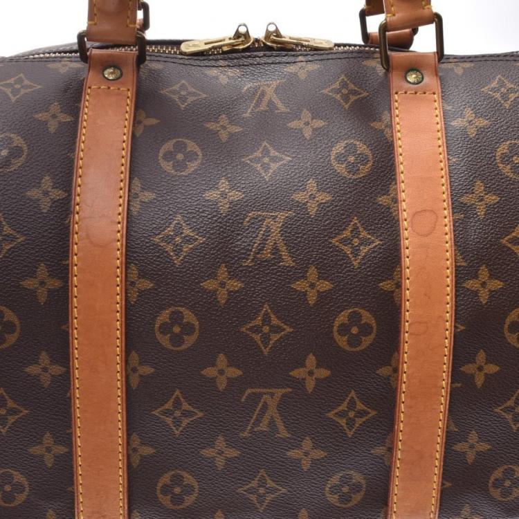 Pre Owned Louis Vuitton Monogram Canvas Keepall 60 Bag
