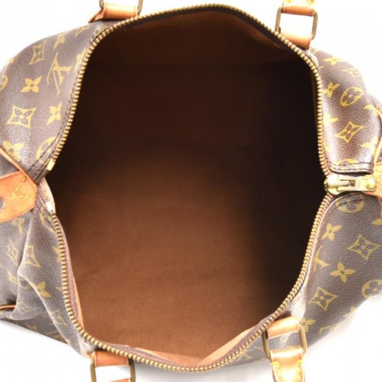 Pre Owned Louis Vuitton Monogram Canvas Speedy 35 City Bag