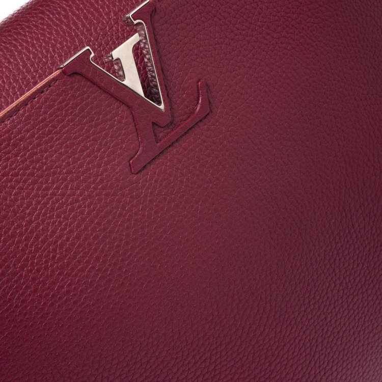 Pre Owned Louis Vuitton Jaipur Taurillon Leather Capucines MM Bag