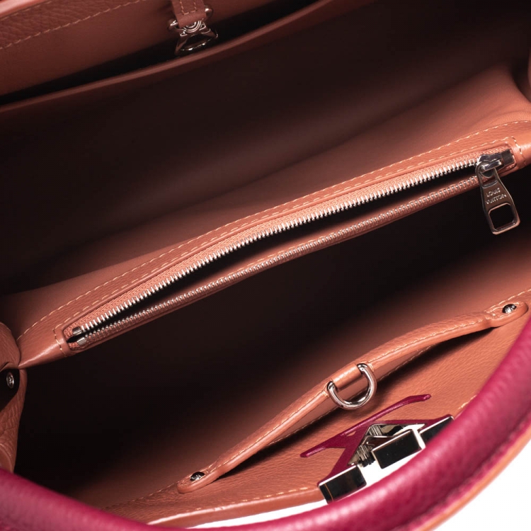 Pre Owned Louis Vuitton Jaipur Taurillon Leather Capucines MM Bag