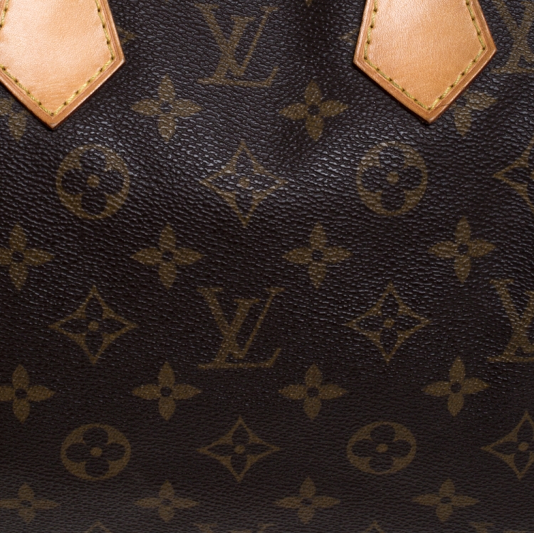 Pre Owned Louis Vuitton Monogram Canvas Speedy 25 Bag