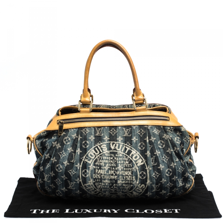 Louis vuitton trunks and bags denim Clearance