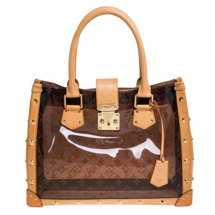 Clear louis vuitton tote bag monogram multi color for Sale in