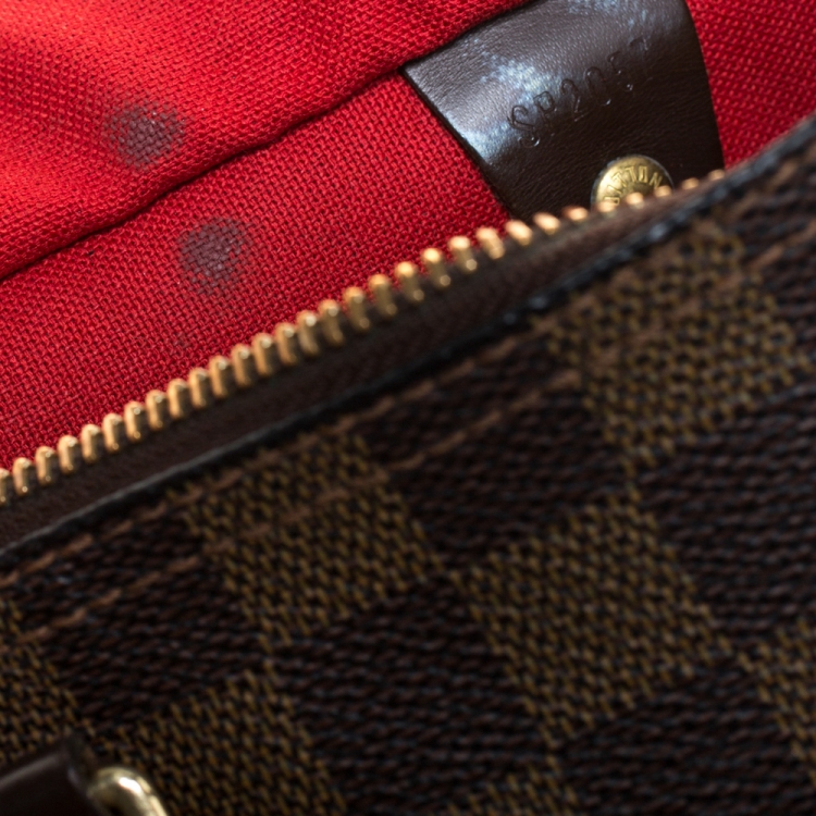 Pre Owned Louis Vuitton Monogram Ebene Canvas Speedy 25 Bag