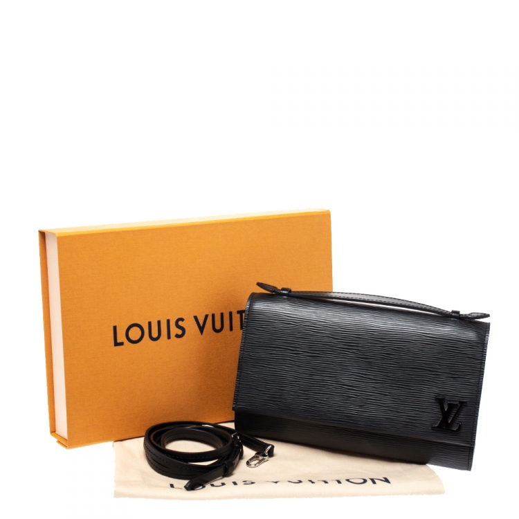 Louis Vuitton Black Epi Leather Clery Pochette Louis Vuitton | TLC