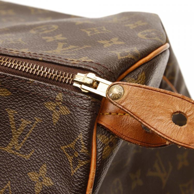 Pre Owned Louis Vuitton Monogram Canvas Speedy 40 Bag