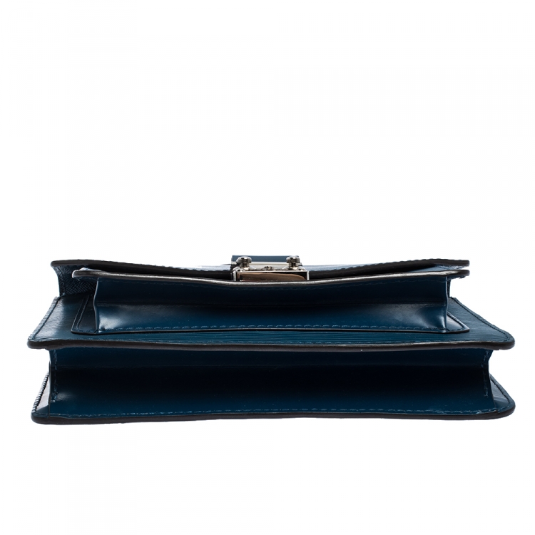 Pre Owned Louis Vuitton Indigo Epi Leather Monceau BB Bag