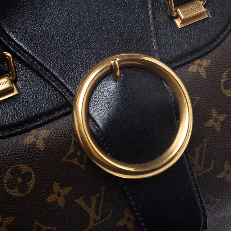 Pre Owned Louis Vuitton Black Monogram Canvas and Leather Limited Edition Golden Arrow Speedy Bag