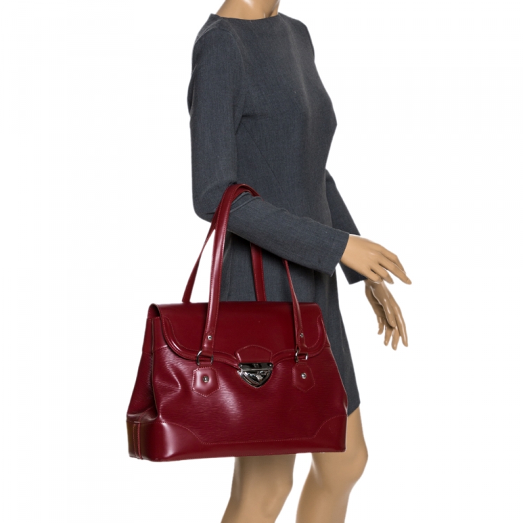 Louis Vuitton Red Epi Leather Bagatelle GM Bag Louis Vuitton