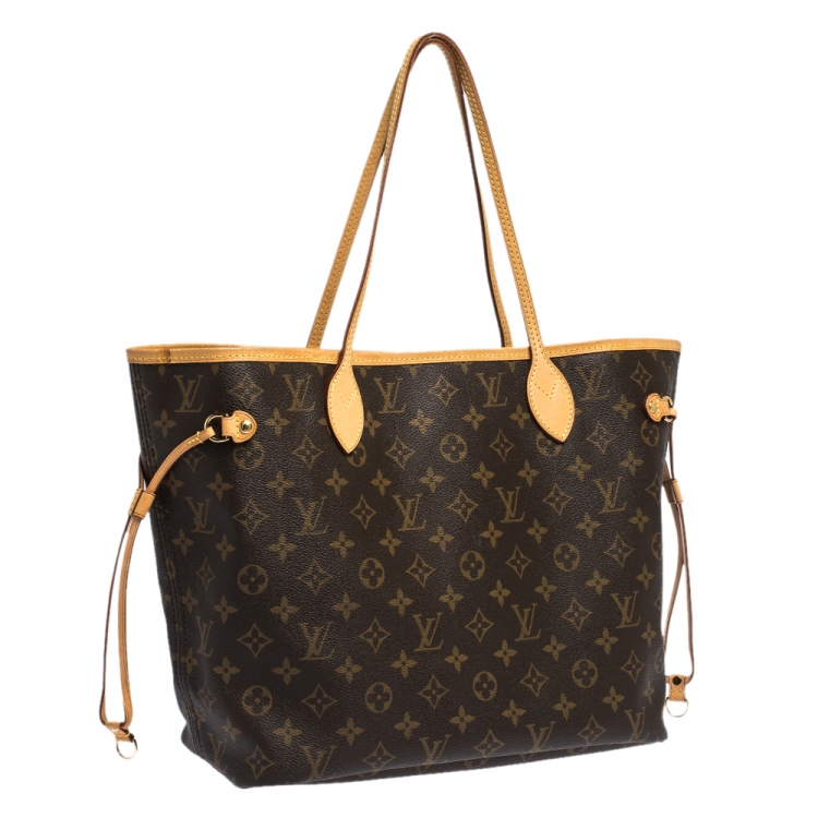 Pre Owned Louis Vuitton Monogram Canvas Neverfull MM Bag