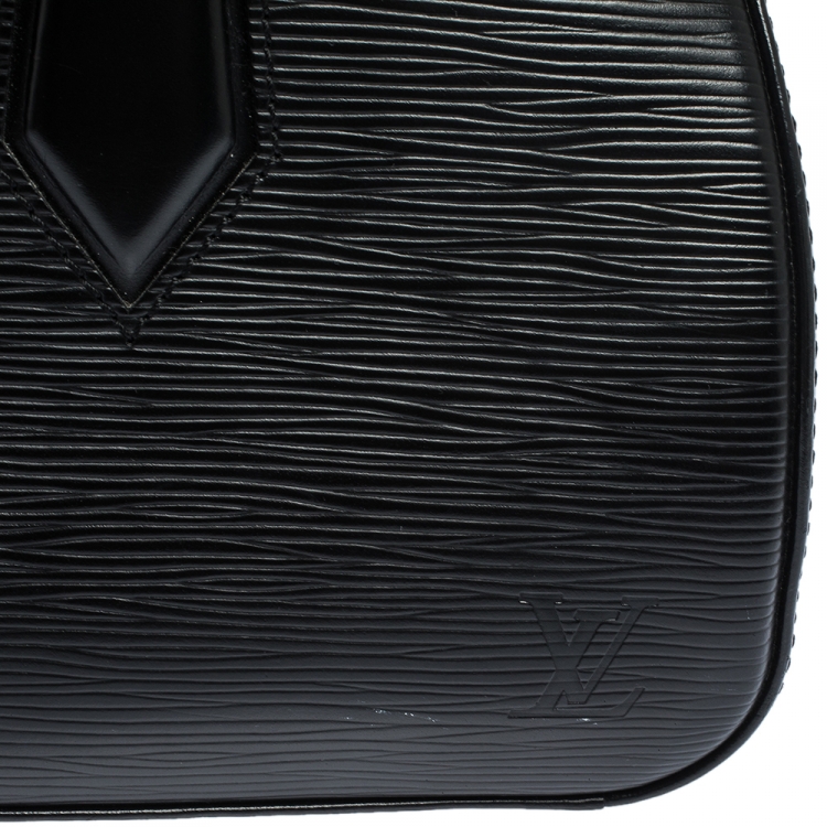 Pre Owned Louis Vuitton Black Epi Leather Jasmin Bag