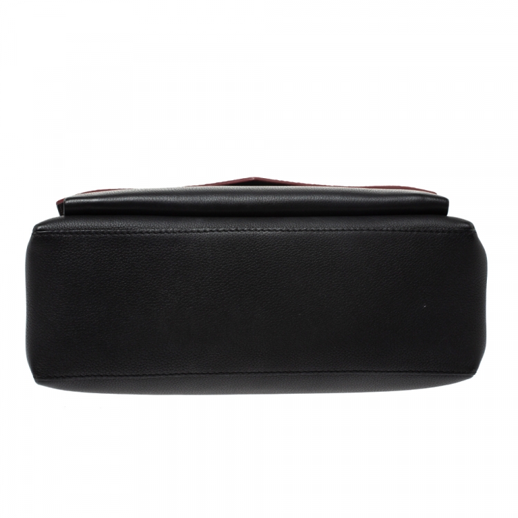 مملوكة مسبقًا Louis Vuitton Black Leather Mylockme Studs Bag
