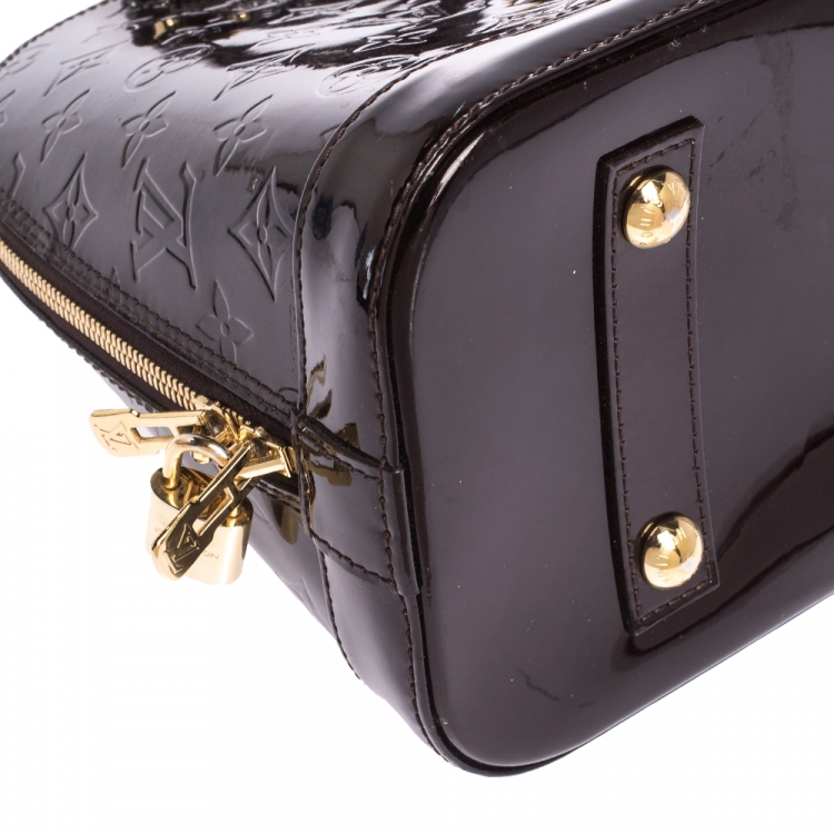 Louis Vuitton Amarante Monogram Vernis Leather Alma PM Bag Louis Vuitton | TLC