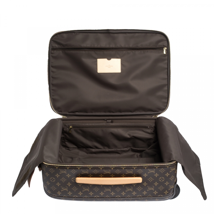 Pre Owned Louis Vuitton Monogram Canvas Business Pegase Legere 55 Luggage
