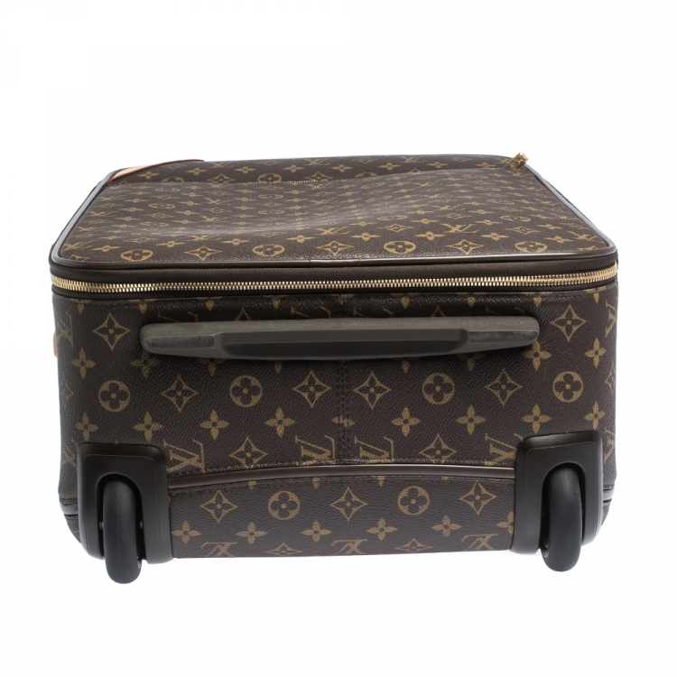 Pre Owned Louis Vuitton Monogram Canvas Business Pegase Legere 55 Luggage