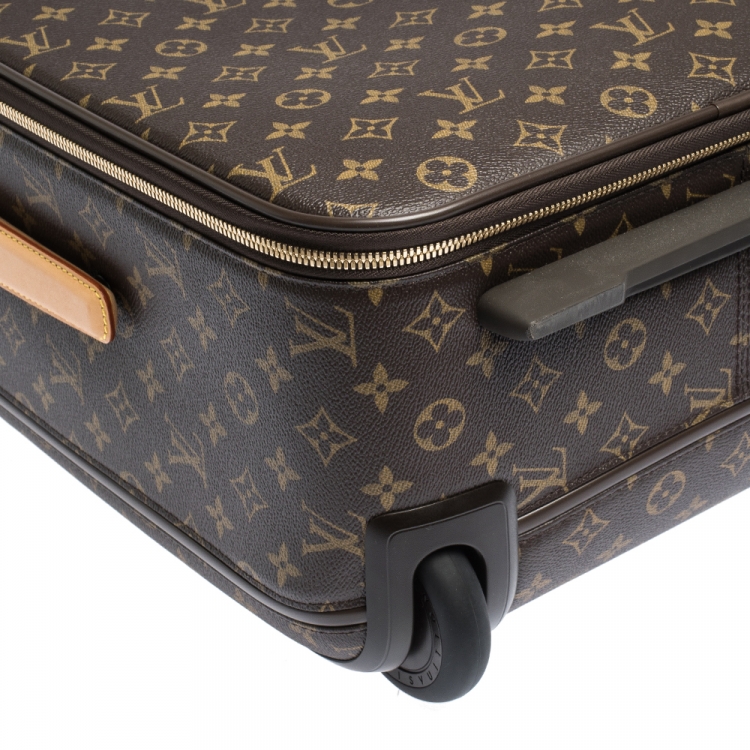 Pre Owned Louis Vuitton Monogram Canvas Business Pegase Legere 55 Luggage
