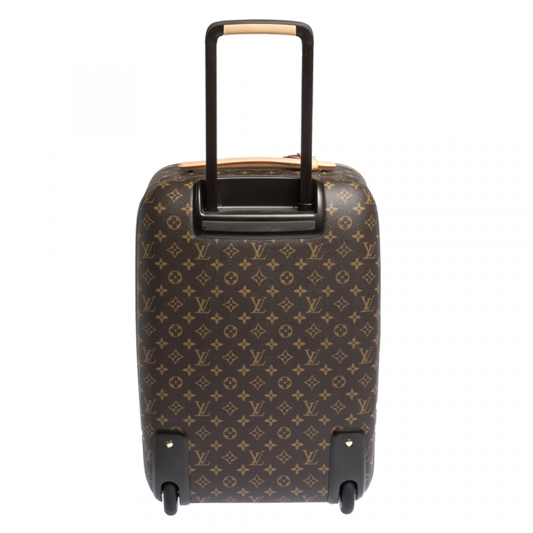 Pre Owned Louis Vuitton Monogram Canvas Business Pegase Legere 55 Luggage