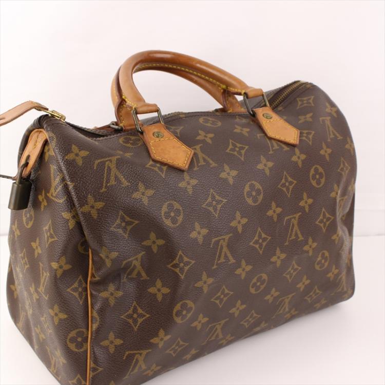 Pre Owned Louis Vuitton Monogram Canvas Speedy 30 Bag