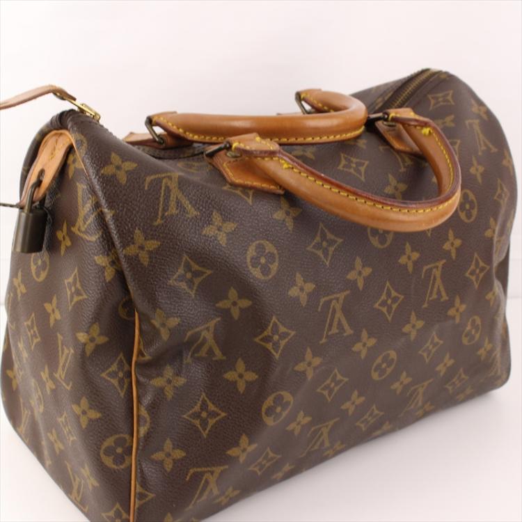 Pre Owned Louis Vuitton Monogram Canvas Speedy 30 Bag
