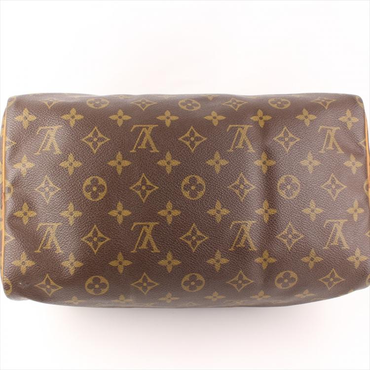 Pre Owned Louis Vuitton Monogram Canvas Speedy 30 Bag