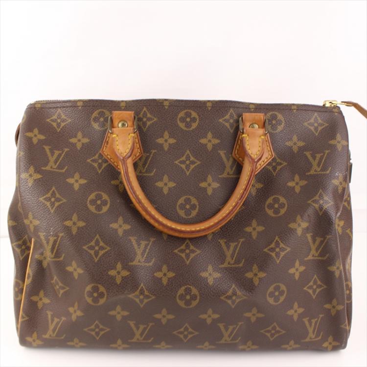 Pre Owned Louis Vuitton Monogram Canvas Speedy 30 Bag