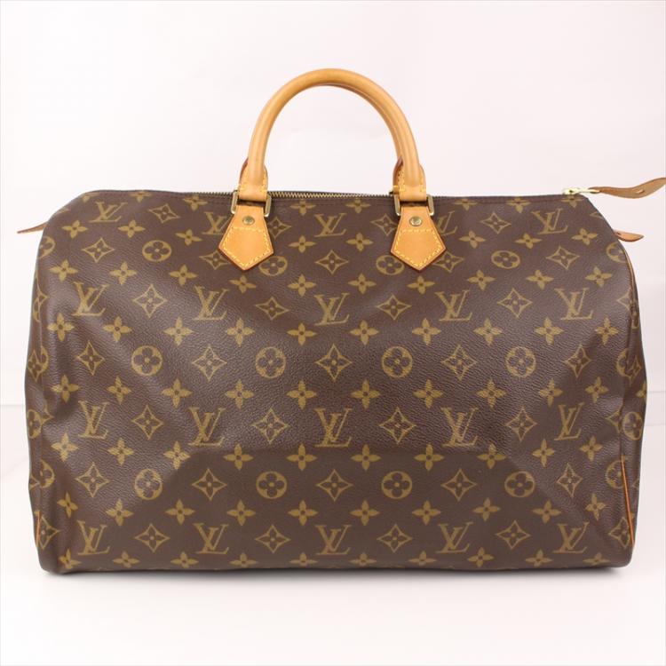 Pre Owned Louis Vuitton Monogram Canvas Speedy 40 Bag