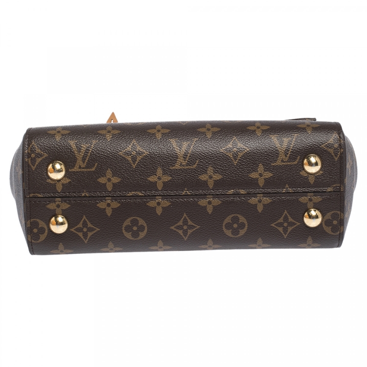Pre Owned Louis Vuitton Monogram Canvas and Leather Cluny BB Top Handle Bag
