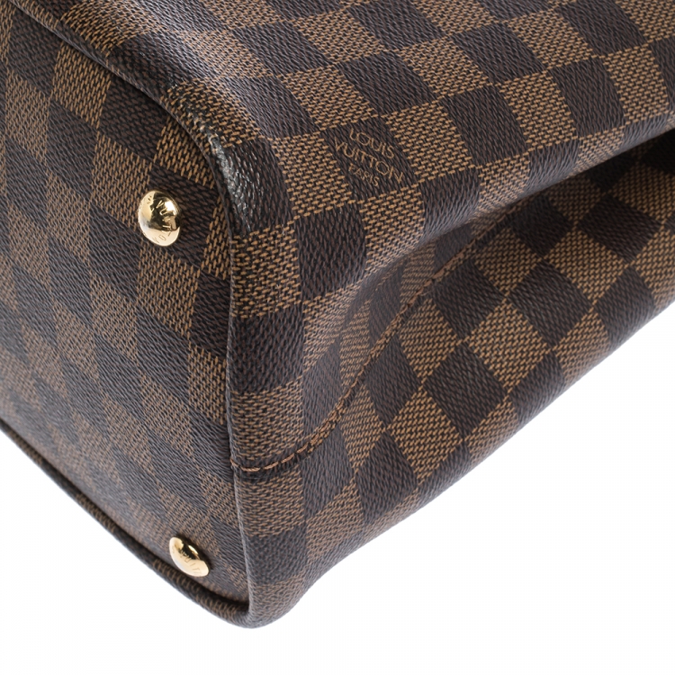 Pre Owned Louis Vuitton Damier Ebene Canvas Kensington V Bag