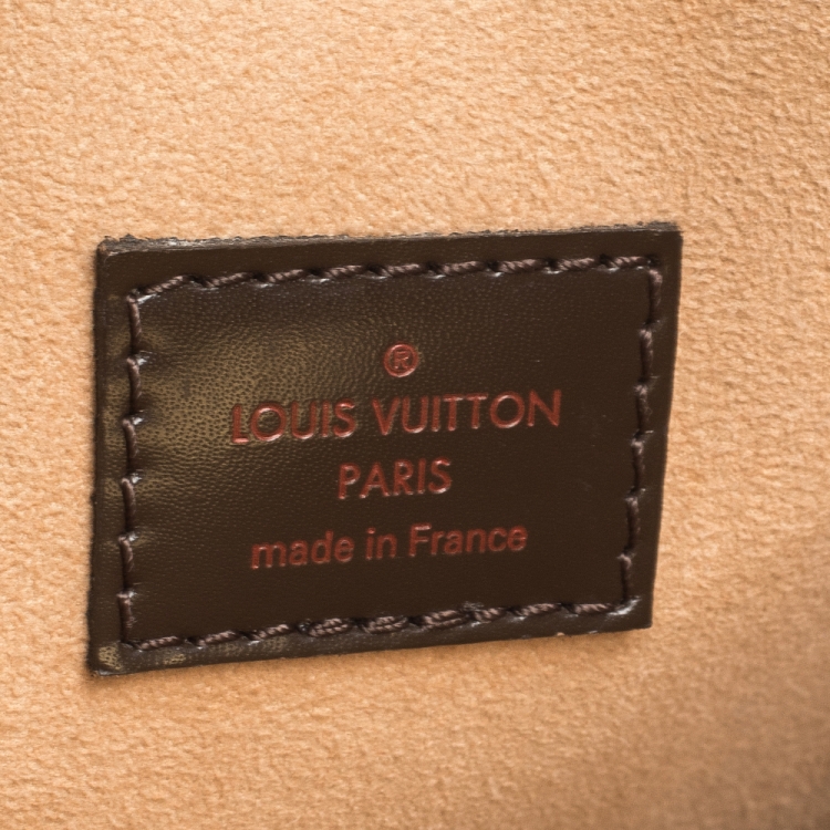 Pre Owned Louis Vuitton Damier Ebene Canvas Kensington V Bag