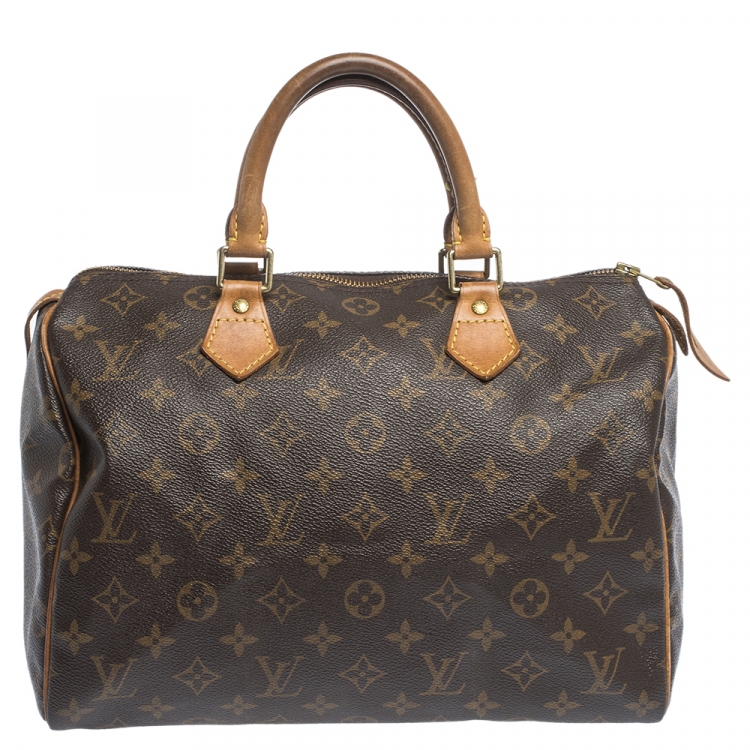 Pre Owned Louis Vuitton Monogram Canvas Speedy 30 Bag