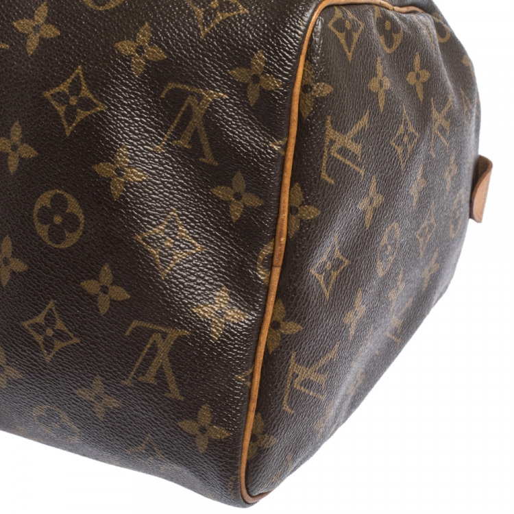 Pre Owned Louis Vuitton Monogram Canvas Speedy 30 Bag